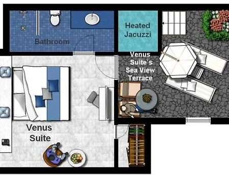 Marvelous Santorini - 1 Bedroom - Tioumoutiri - Private Jacuzzi And Unforgettable Caldera Sea Views - *
