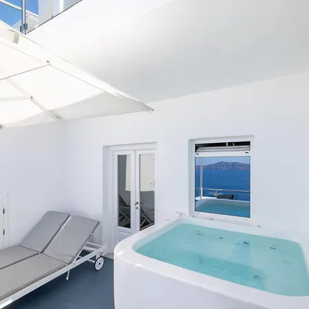 Marvelous Santorini - 1 Bedroom - Tioumoutiri - Private Jacuzzi And Unforgettable Caldera Sea Views - Villa *