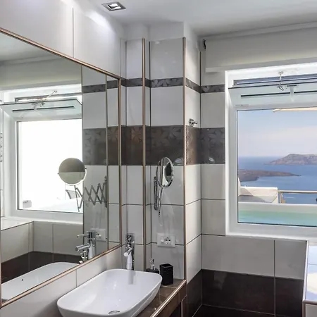 Marvelous Santorini - 1 Bedroom - Tioumoutiri - Private Jacuzzi And Unforgettable Caldera Sea Views - Fira (Santorini)